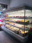 Fruits Display Commercial Open Display Fridge With Dual Air Curtain And Remote
