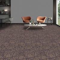 Buy cheap Nylon High Low Loop Pile Carpet Tiles 50x50 Anti Static Carpet Tiles product