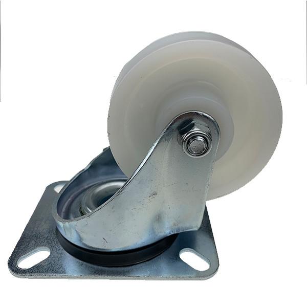 Buy cheap 4'' White Color PA Roller Bearing Nylon Swivel Caster Wheels from wholesalers