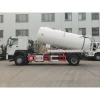 Buy cheap SINOTRUK HOWO Sewage Suction Truck High Pressure Cleaning 15CBM LHD 290HP product