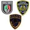 Buy cheap Merrow Border Custom Logo Police Embroidered Patch For Clothing from wholesalers