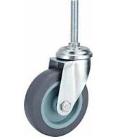 Buy cheap Thread Screw Swivel Grey TPR Caster , 2"-5" light medium duty themopplastic rubber Castor Moving wheel from wholesalers