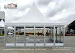 Glass Walls High Peak Roof 6m Modular Outdoor Event Tent For Receiption