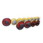 42CrMo Overhead Crane Trolley Wheels , Double Flange Cast Steel Railway Wheels