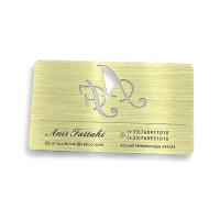 Buy cheap Customization Design NTAG213 NFC Card Metal NFC Business Card Waterproof product