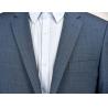 Buy cheap Spring Slim Fit Tailored Suits Grey Check 42-62 Size Adults Business from wholesalers