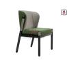 Buy cheap Black Ash Wood Frame Wood Restaurant Chairs Upholstered Shell Backrest Furniture from wholesalers