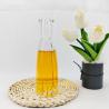 Buy cheap 500ml Clear Flat Round Empty Whiskey Spirit Tequila Vodka Brandy Glass with Stopper from wholesalers