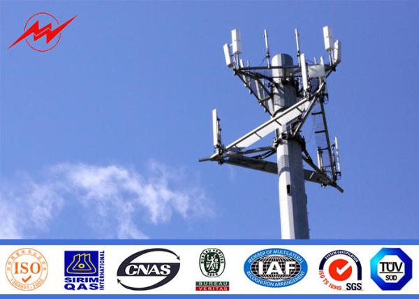 Buy cheap 80FT Galvanized Mono Pole Tower Steel Monopole Transmission from wholesalers