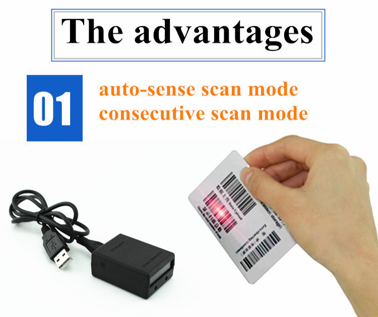 OEM CCD 1D Barcode Scanner Module Scanning Mobile Screen Code