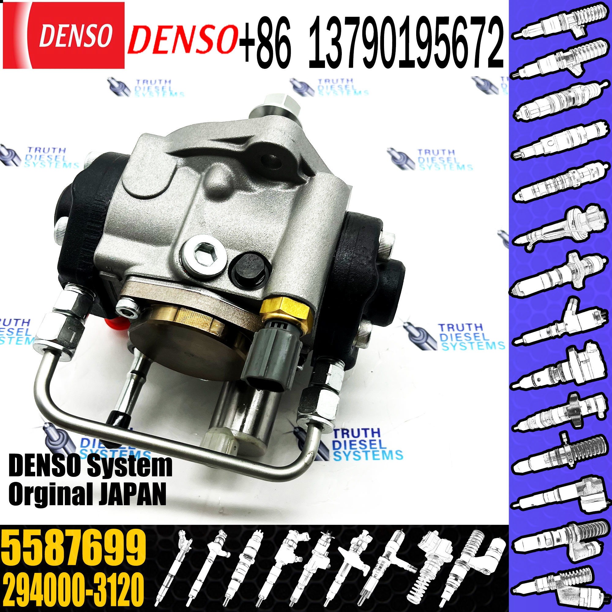 Common Rail Diesel Pump Electric Fuel Injector Pump 5587699 294000-3120