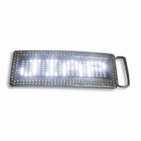 Buy cheap White color LED message belt buckle product