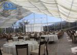 Temporary Clear Roof Wedding Marquee Tents Fire Retardant Rot Proof Guest Tent