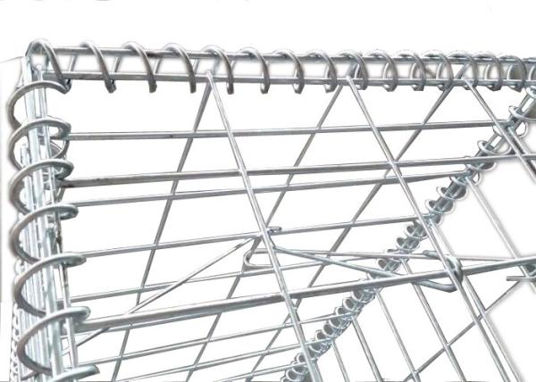 Buy cheap 50 x 100mm Galvanized Welded Mesh Gabion / Welded Stone Cage Wall from wholesalers