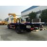 Buy cheap Dongfeng Recovery 6 Ton Wrecker Tow Truck , Flatbed Tow Truck Mounted With 6.3 Ton Telescopic Crane from wholesalers