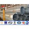 Buy cheap 33kv Transmission Line Galvanized Steel Steel Utility Pole Electric Telescoping Pole from wholesalers