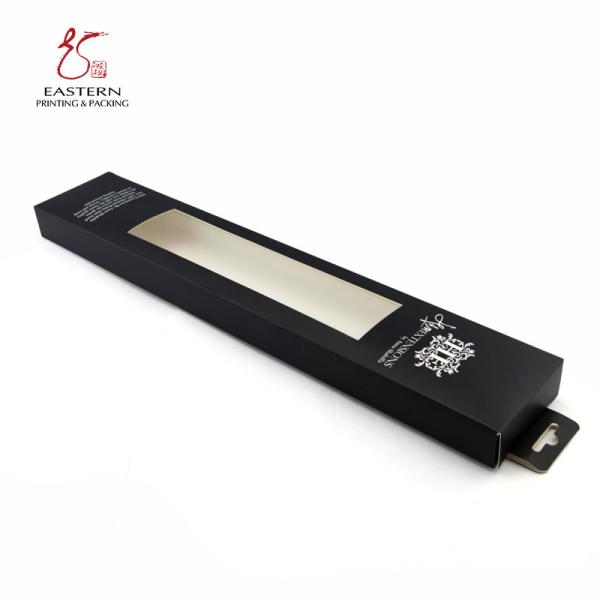 Buy cheap 18cm Length Hair Extension Packaging Boxes With Hanging Holes from wholesalers