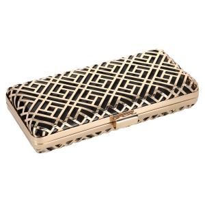 Buy cheap Geometric Patterns Long Minaudiere Clutch Frame 200g from wholesalers