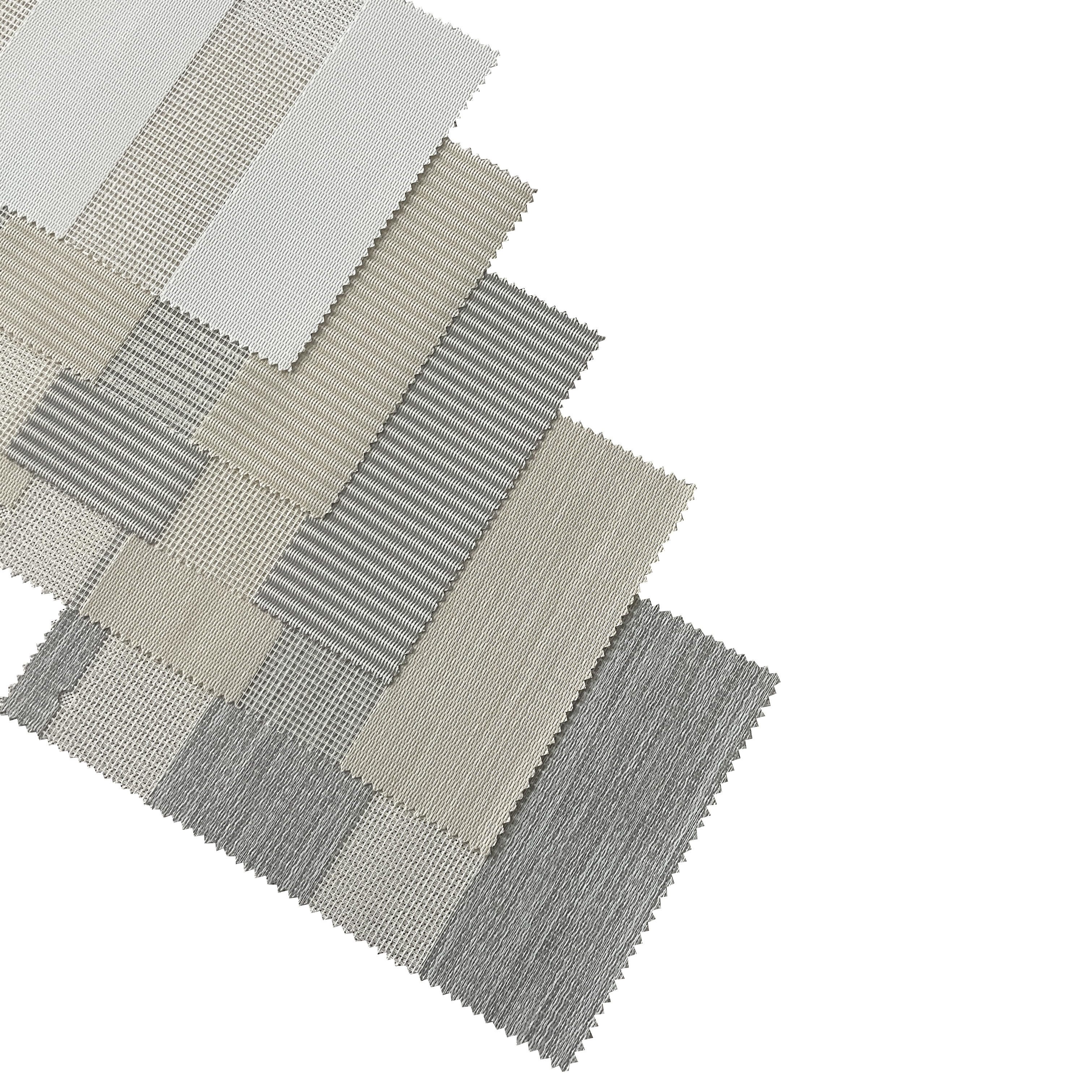 Ready Stock 5% Openness Fire-proof Sunscreen Duo Roller Up Blinds Fabrics