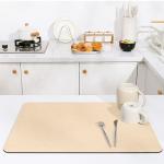 Super Absorbent Coffee Dish Large Drying Mat for Kitchen Counter Table