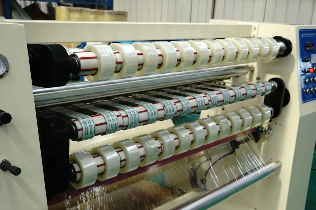 OPP Jumbo Roll Packaging Tape Cutting Rewinding Machine
