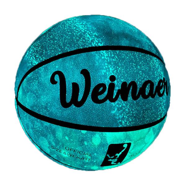Nightlight Basketball Size 7 Hygroscopic Luminous Basketball Ball Night Game