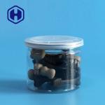 307# 280ml Clear Plastic Cans PET EOE Lid Canning Seafood Caviar Ginger Walnuts