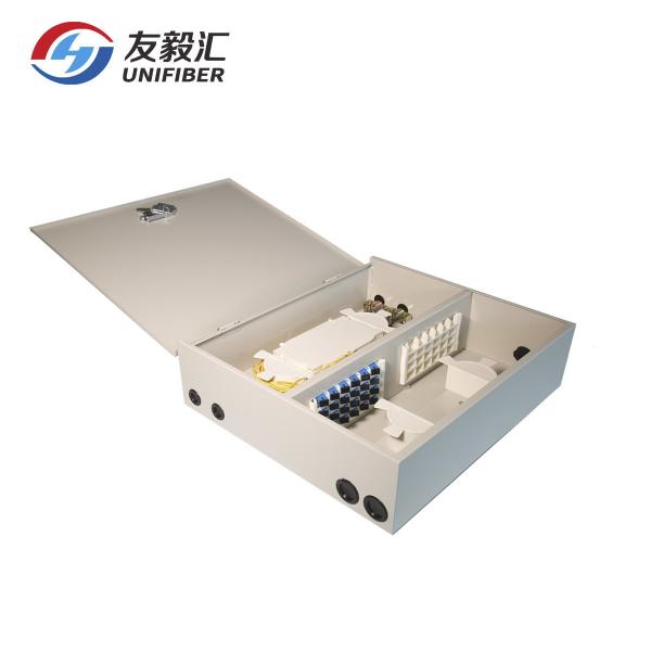 Buy cheap SC/LC/FC IP65 FTTH Wall Mount Distribution Box 24/48 Port from wholesalers