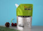 Juice Milk Packaging 8.6mm Stand Up Liquid Spout Bags