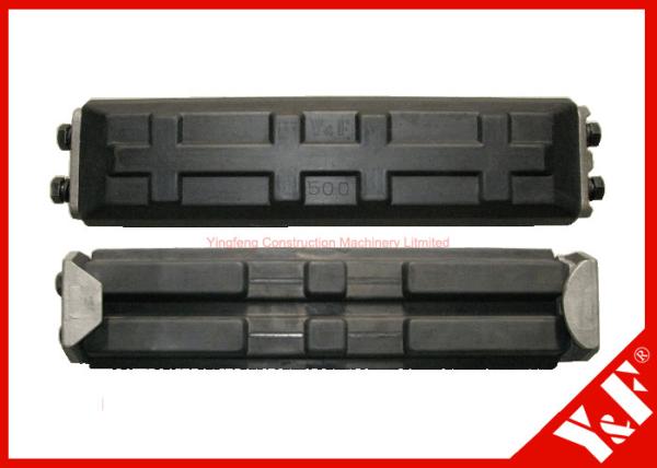 500mm Rubber Track Shoes Excavator Undercarriage Parts Construction Machinery