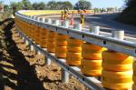Roadway Safety Highway Barrier Crash Rolling Guardrail Roller Barrier