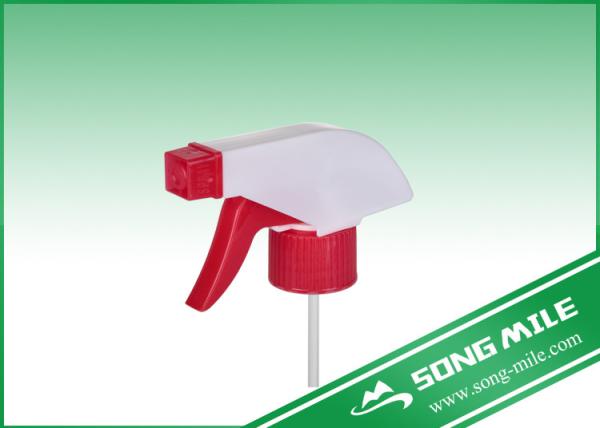 Quality 28/410 PP Red Conventional Model Hot Trigger Sprayer for Liquid for sale