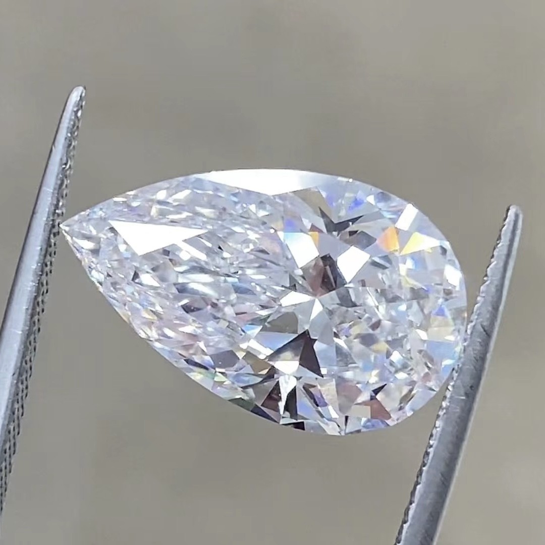 Wholesale 3ct Pear Cut Lab Created Diamond IGI Certified F VS with Worldwide Shipping