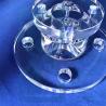 Buy cheap Semiconductor Frosted Transparent Quartz Flake Quartz Flanges Corrosion Resistant from wholesalers