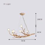 Living room Bedroom Wooden Tree Branch decorative lustre pendant home Chandelier