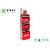 Buy cheap Customized Printed Logo Folding Promotion Cardboard Floor Display Stands For Bottles from wholesalers