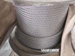 Industrial Austenitic AISI316 Stainless Steel Wire Rope 6x37 Customized Length