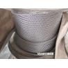 Buy cheap Industrial Austenitic AISI316 Stainless Steel Wire Rope 6x37 Customized Length from wholesalers