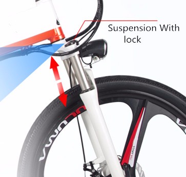 Full Suspension Mountain Style Electric Bike with Double Battery and 120KM Long Range