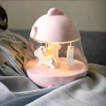 OEM ODM Merry Go Round Night Light AAA battery for Bedroom