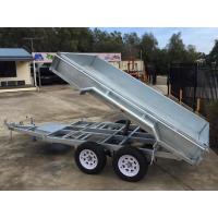 Buy cheap Steel 10x6 Hot Dipped Galvanized Tandem Trailer 3200KG With LED Light product