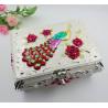 Buy cheap Shinny Gifts European Princess Metal Jewelry Box Medium Zinc Alloy Embossed Rose Pattern from wholesalers