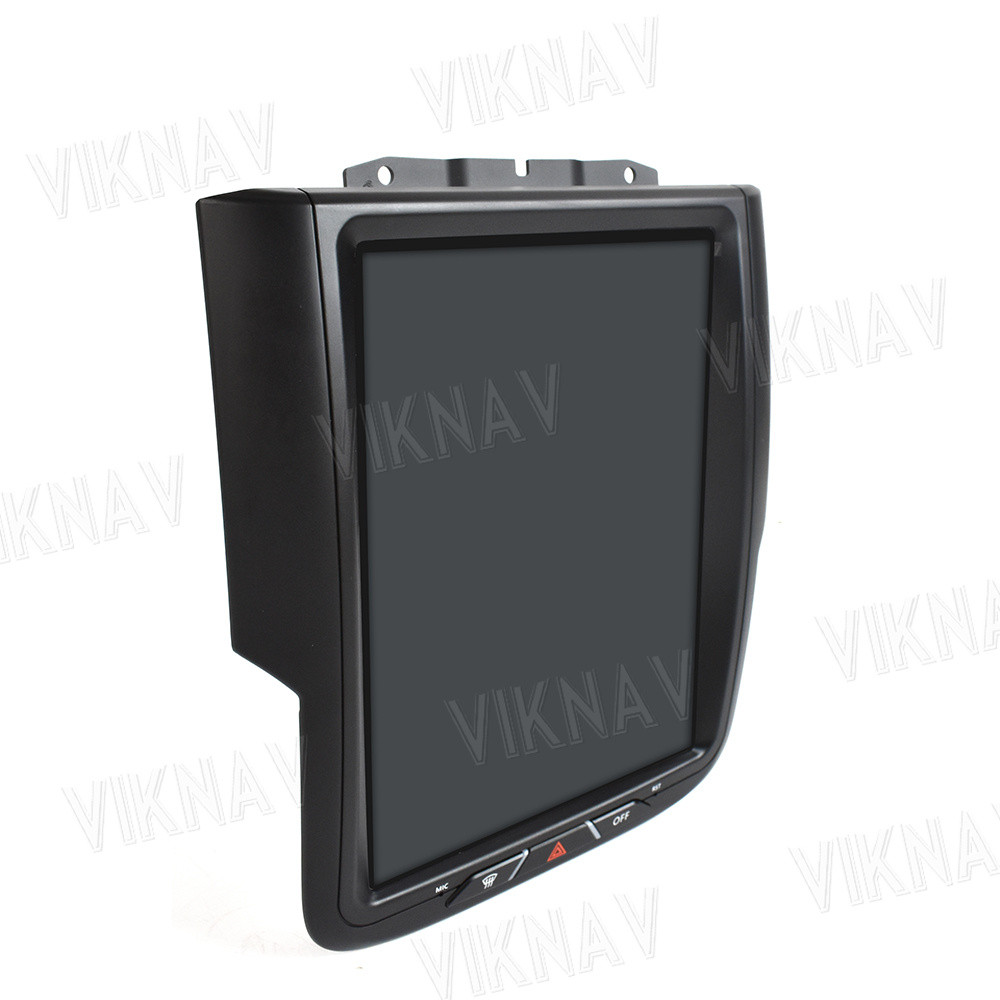 10.5 inch Touch Screen Android 13 Stereo DVD Player For 2013-2019 Dodge Ram Manual AC 8 Core Navigation Car Stereo