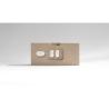 Buy cheap Vermiculite Furnace Insulation Panels Lightweight Sand Yellow Color from wholesalers