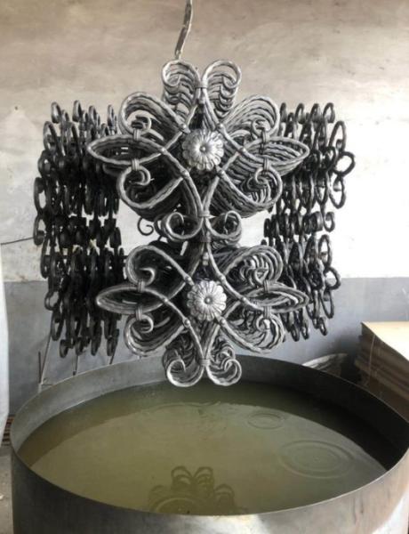 Buy cheap Eco Friendly Cast Iron Ornaments Sand Blasted For Fences Gates Staircases from wholesalers