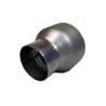 Buy cheap Aluminized Steel 2 Inch Id 3 Inch Od Exhaust Pipe Adapter Mirror Polished from wholesalers