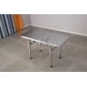Buy cheap Polished Furniture Aluminium Profiles Rectangular Folding Aluminum Table Chairs from wholesalers