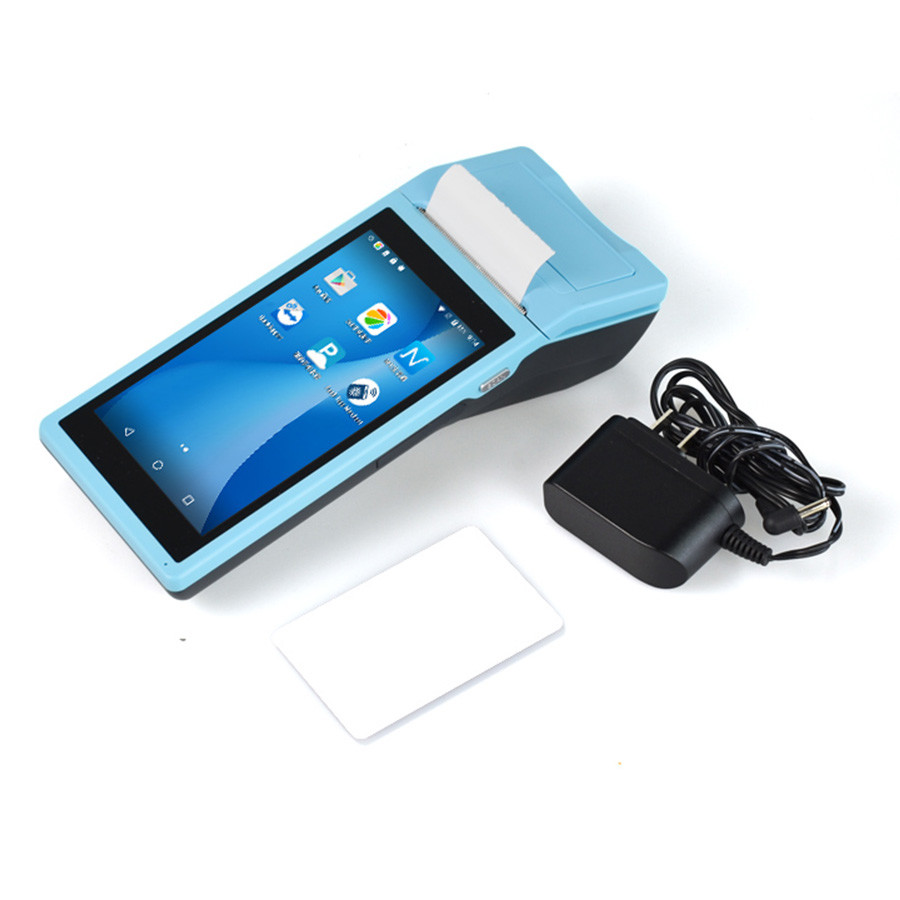Bluetooth / USB 5.5 Inch Android POS Terminal With 58mm Built In Printer
