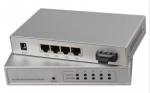 Buy cheap 4 Port Copper Fiber Optic Switch WEB-based managed 10M / 100M from wholesalers