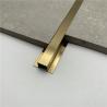 Buy cheap Gold black Interior decorative 201 304 stainless steel corner tile trim from wholesalers